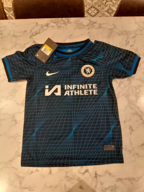 Boys Kids Football Kit CFC Chelsea strip Shorts+Shirt+Socks 2023/24 Away Palmer