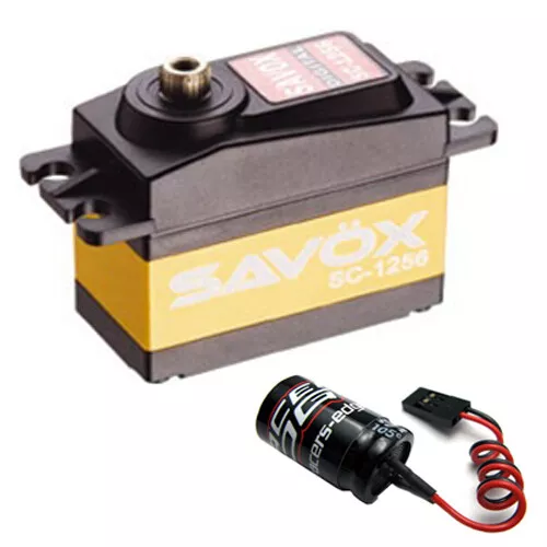 Savox SC-1256TG High Torque Titanium Gear Digital Servo + Glitch Buster