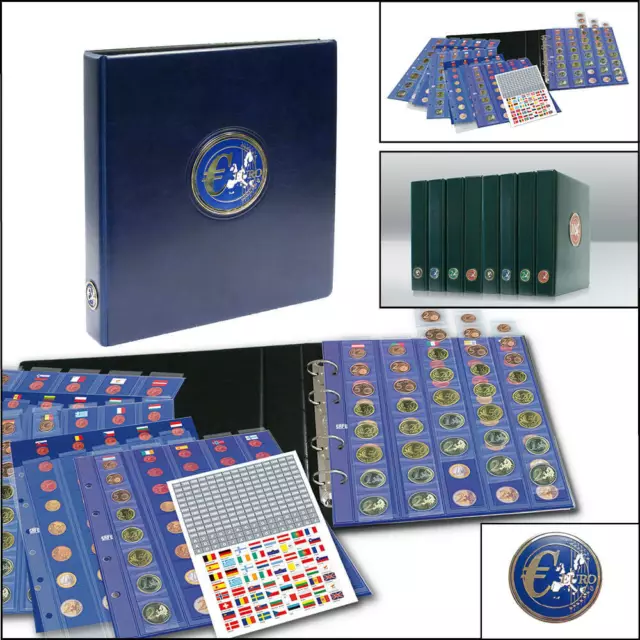 EURO Álbum de monedas Premium Safe 7340-B 30 Juegos Andorra - Chipre