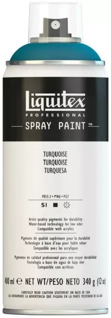Liquitex Spray Paint 4450176 Turquoise 400 ml