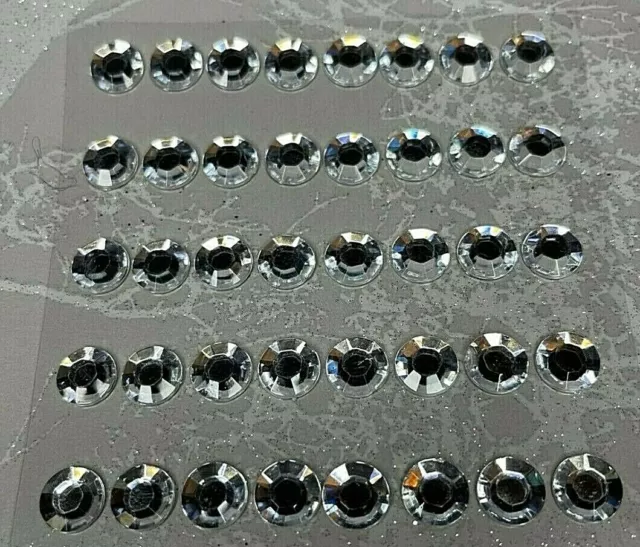 3mm 4mm Self Adhesive Diamante Stick on Crystals Sticky Rhinestone Gems  Diamonte