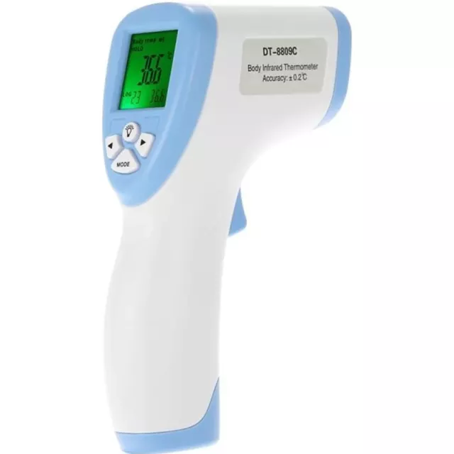 Thermometre Frontal LCD Infrarouge Medical Sans Contact Enfant Bebe Objet Neuf 2