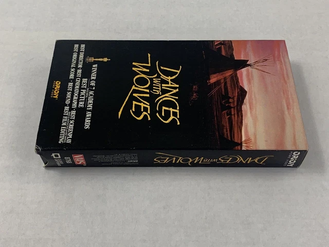 VINTAGE CLASSIC DANCES with Wolves 1993 VHS Tape Movie Kevin Costner $5 …