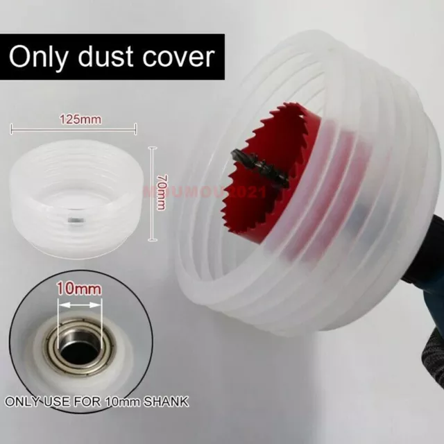 Drill Dust Collector Dust Cover Electric Hammer Hole Saw Dust Ash Bowl Accessory 3