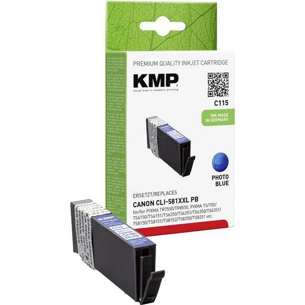 Vhbw Cartuccia Inchiostro Compatibile Ciano Foto: Sostituisce Canon CLI-581 XXL, 12ml Con Chip, Qualità Premium - 4