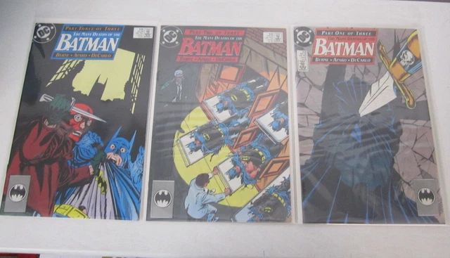 Batman #433 #434 #435 Many Deaths of Batman Parts 1-3 Complete VF/NM to NM-