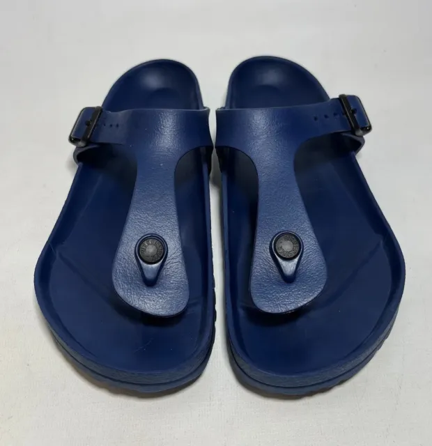 Birkenstock Gizeh Eva Womens Size 10 US 41 EU Sandals Navy Blue Thong Slip On