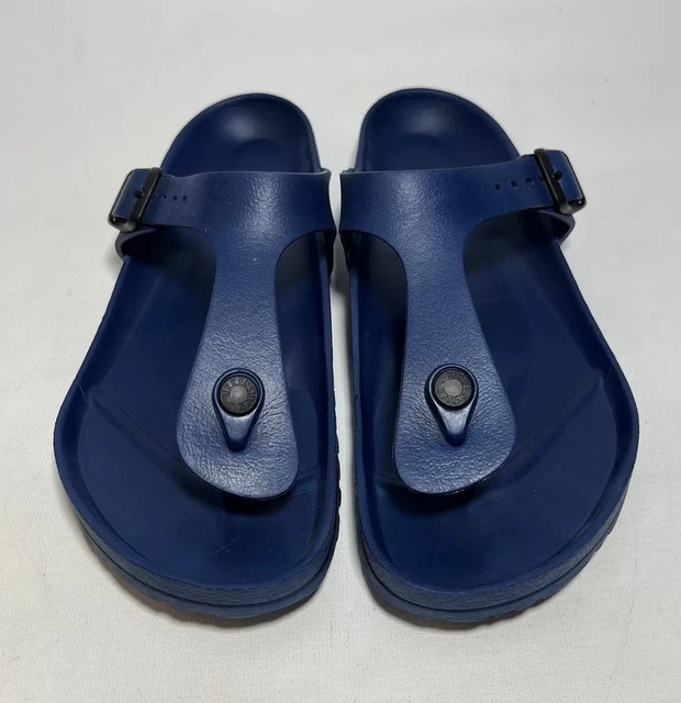 Birkenstock Gizeh Eva Womens Size 10 US 41 EU Sandals Navy Blue Thong Slip On