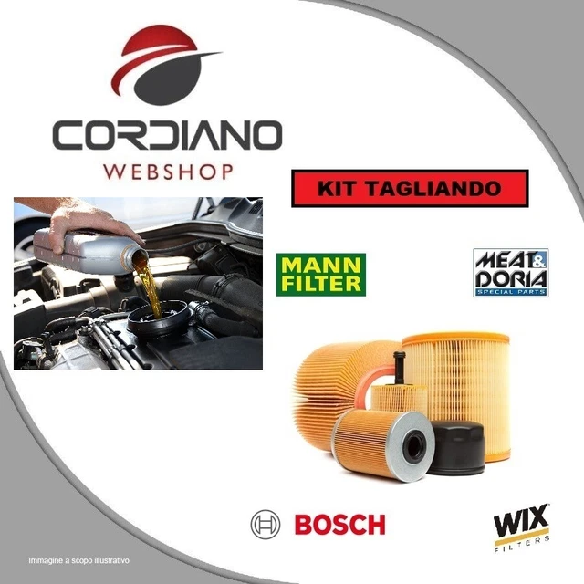 Kit Filtri MANN + Olio Motore MANNOL Elite 5W-40 (6 Litri) – Filtro Aria, Olio, Carburante