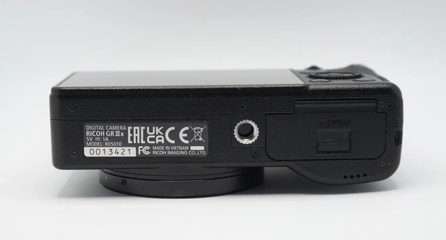 Ricoh GR III X - 40mm equivalent lens - 24 megapixel - 3680 shutter count. 5