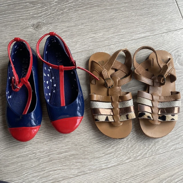 Girls Shoe / Sandal Bundle Size 10 - M&S & Matalan X 2