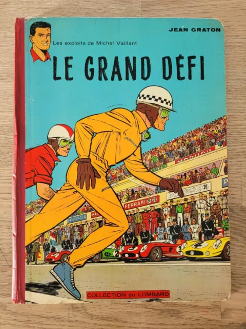 Michel Vaillant Graton T1 Le Grand Défi Rare Eo Lombard 1959!!!