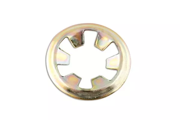 Connect Flat Push On Clip-Round Type 10.0mm Pack of 100 - 32722