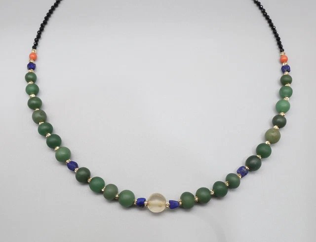 Authentic Ancient Jade Necklace | Pyu period bead | Antique 3