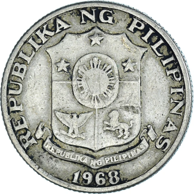[#1136911] Coin, Philippines, 25 Sentimos, 1968