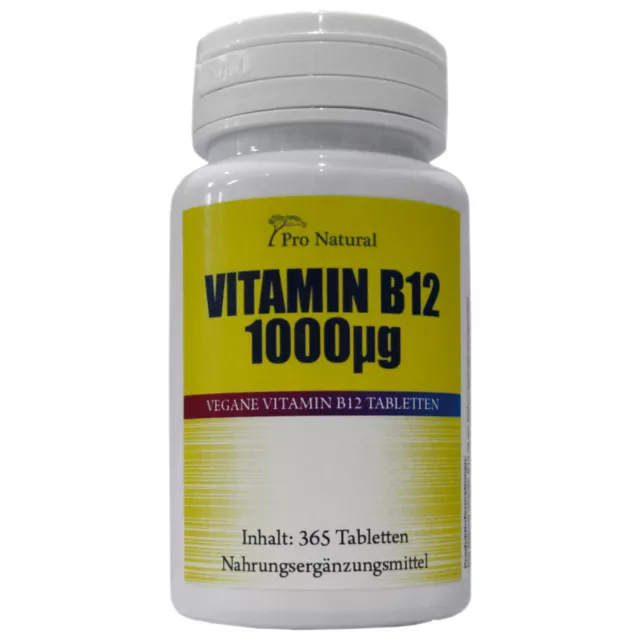 METHYL VITAMIN B12 - 360 Tabletten (vegan) á 1000 mcg Methylcobalamin B-12