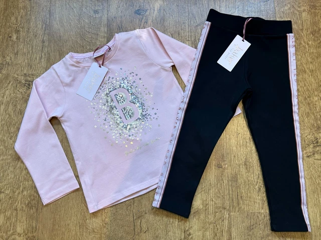 Set outfit leggings top scintillante Ted Baker nuovo con etichette nuovo prezzo di prezzo £44 nuovo