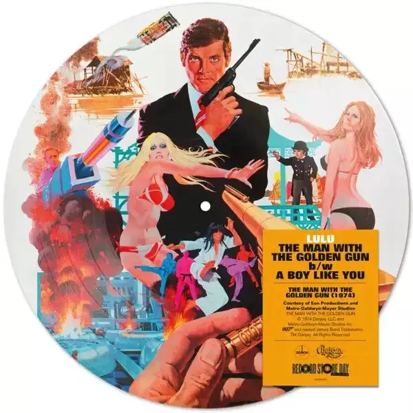 LULU JAMES BOND The Man With The Golden Gun Picture Disc Vinyl Record ...