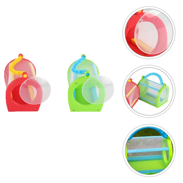 2 PCS Insect Cage Kids Educational Toys Playset Outdoor for Boys