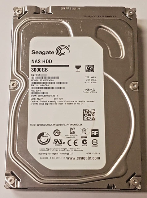 1000x 2 TO DISQUE DUR SATA 3,5 SEAGATE - Pays-Bas, Produits Utilisés