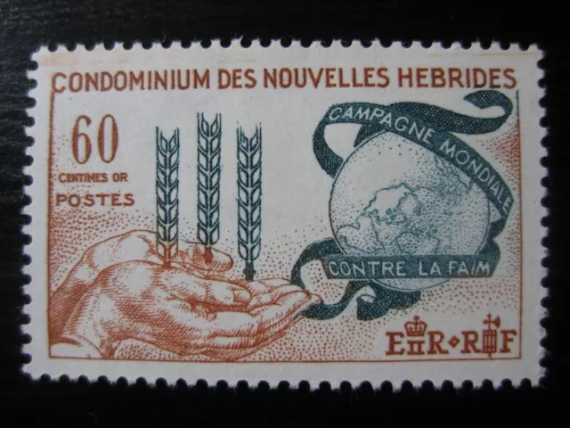 NEW HEBRIDES FRENCH COLONY Sc. #109 scarce mint stamp! SCV $12.00