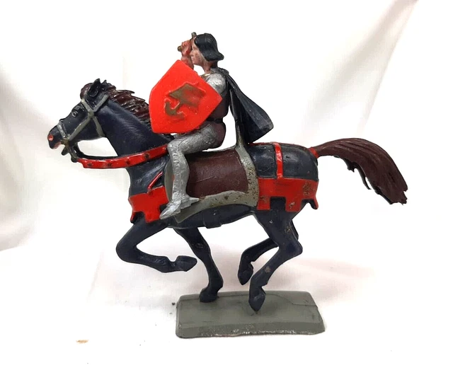 FIGURINE STARLUX MOYEN AGE CHEVALIER TEMPLIER CROIX ROUGE en boite EUR 40,00 - FR
