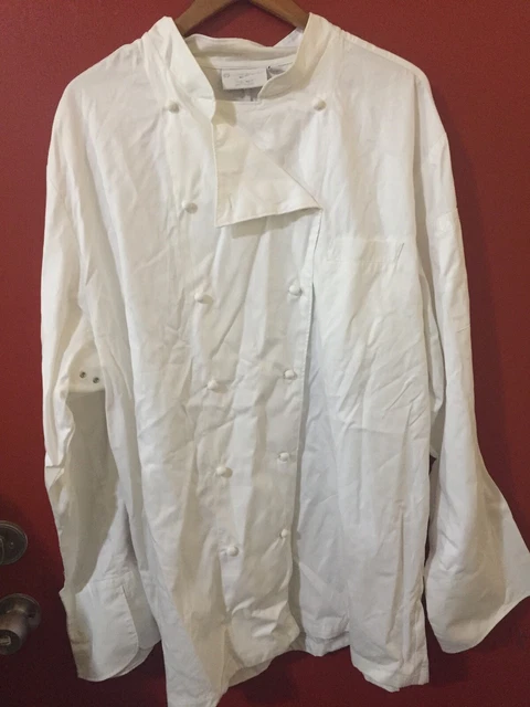 Chef Works Coat Basic White Uniform Size 52 ECHR-WHT-52
