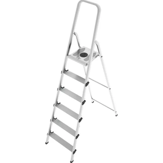 Scala STARK 6 Gradini In Acciao Alluminio Antiscivolo EN131 MADE IN ITALY