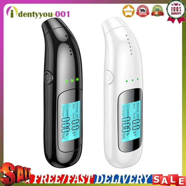 Probador de aliento profesional LCD alcoholímetro recargable detector sin contacto