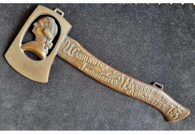 George Washington Memorabilia Inauguration Axe