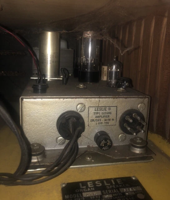 RARE VALVE / tube amplifier and Leslie speaker for Hammond Organ etc