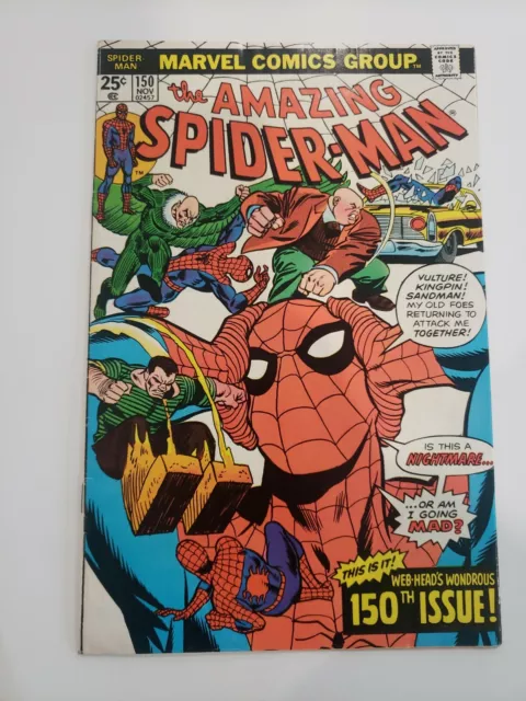 AMAZING SPIDER-MAN #150 (1975) **Super Bright & Glossy! (VF/VF-)