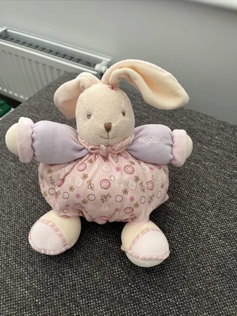 Kaloo Pink Chubby Bunny Rabbit Soft Toy.