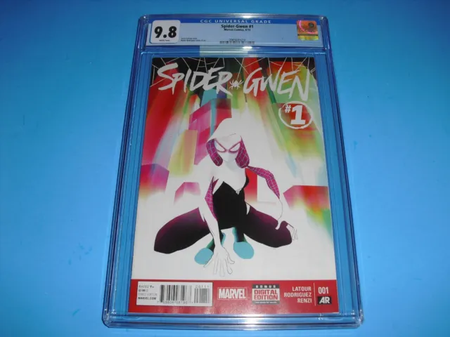 Spider-Gwen #1 1st print CGC 9.8 from 2015! Marvel NM Mint 1st solo series