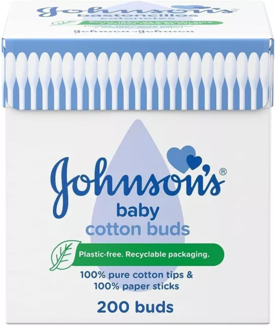 Cotton Buds Johnson's Baby Cotton Buds Pack of 200
