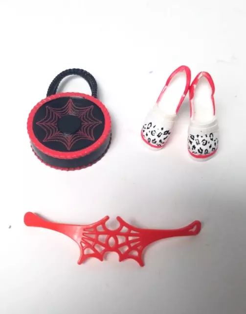 Monster High Doll Operetta Replacement Killer Style Purse Bag Belt Shoes Heels