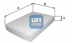 UFI (53.218.00) Innenraumfilter, Pollenfilter, Mikrofilter für CITROEN FIAT