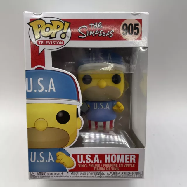 Funko POP! Television Animation -  The Simpsons U.S.A Homer - #905 Vinyl Figure