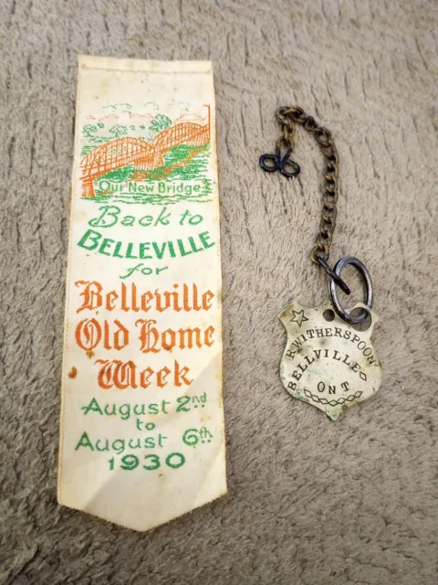 Vintage Antique Souvenir Items From Belleville Ontario Canada
