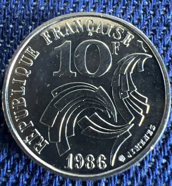 10 FRANCS JIMENEZ pointe bretagne touche listel RARE cote 80 EURO