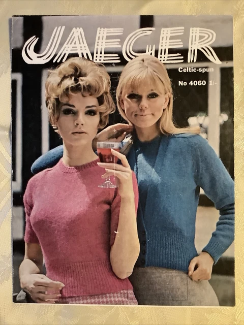 PDF - 1950's Jaeger Knitting Pattern: Mohair-Spun Stole -  Bust One size - Instantly Print at Home main image 1