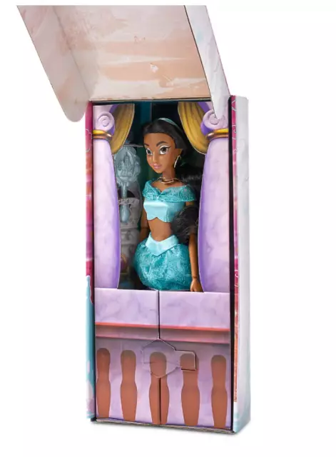 Neu Offiziell Disney ALADDIN Prinzessin Jasmin Klassisch Puppe Mit Pinsel 2