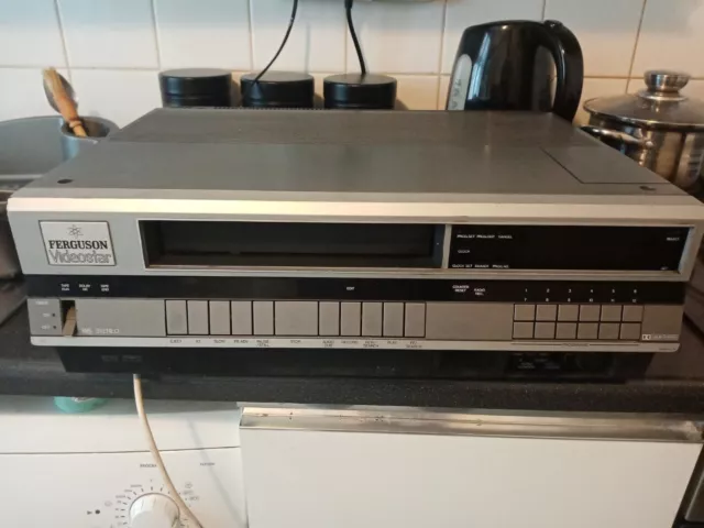 1982 Ferguson Videostar 3V31 Vhs Video Recorder - Working