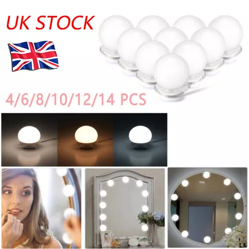 Make Up Mirror Lights LED Bulbs Vanity Makeup Dressing Table USB Mirror Lights