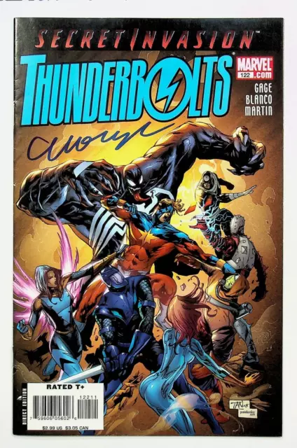 Thunderbolts #122 Signed by Christos Gage Marvel Comics