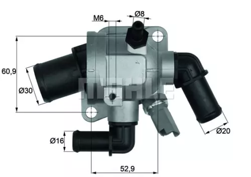 Termostato Refrigerante Fiat Grande Punto / Ypsilon /Opel Corsa D 1.3 Mjt 90Cv