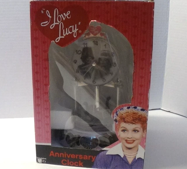 'I Love Lucy' Collectible Best Friends Anniversary Clock Television City in box