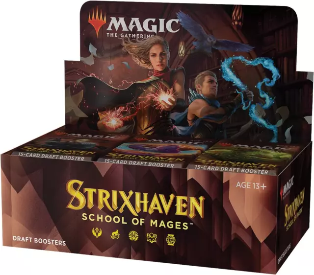 Magic: The Gathering Strixhaven Draft Booster Box | 36 Packs 540 Magic Cards,