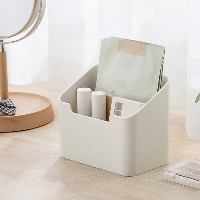 Portable Desk Office Organizer Storage Holders Desktop Pencil Sundries Badge Box