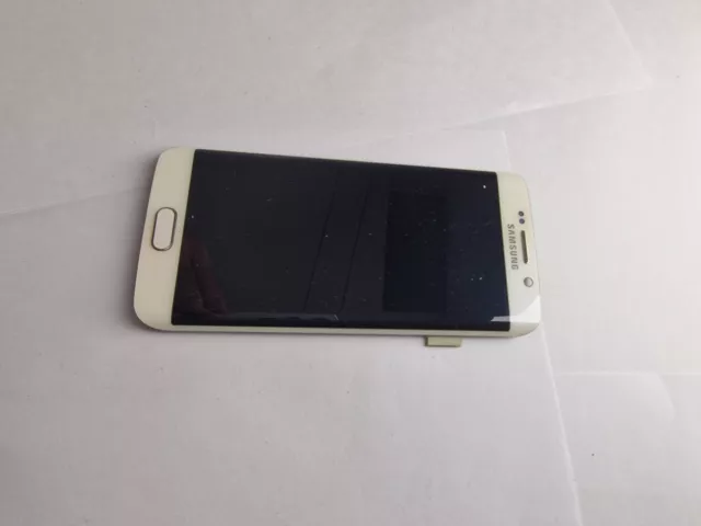 Original Samsung Galaxy S6 EDGE LCD Display Touch Screen Glas Weiß